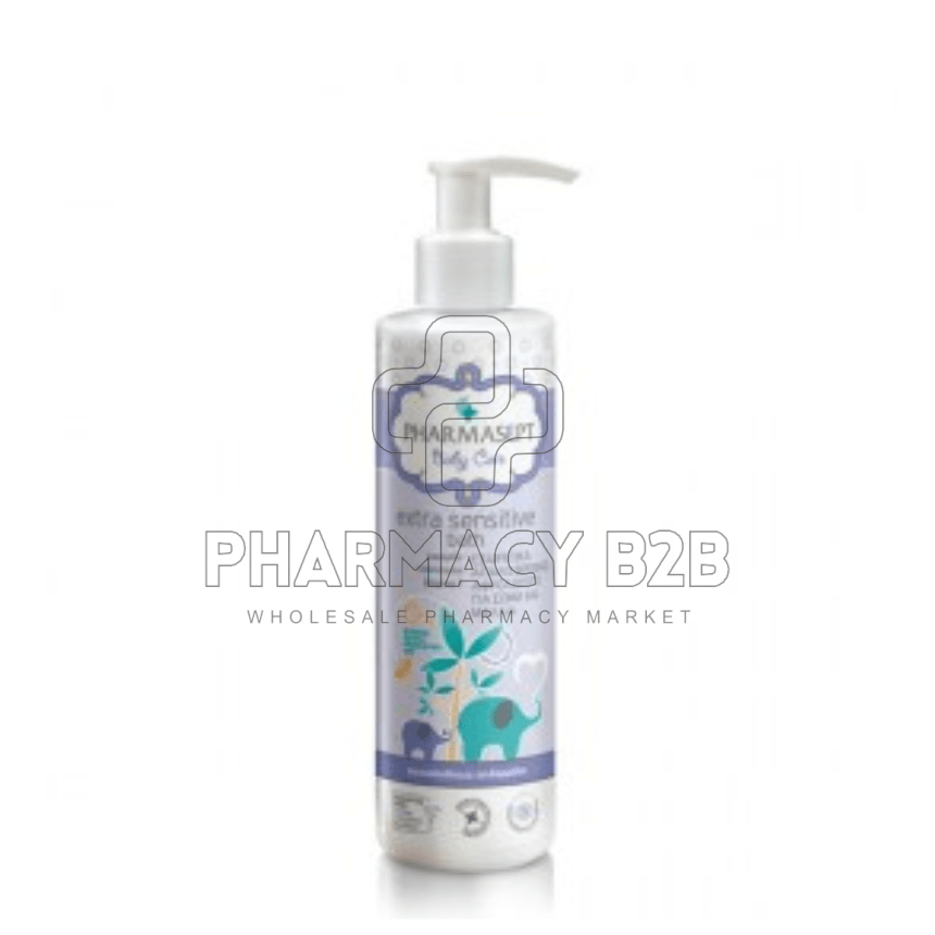 PHARMASEPT Baby Extra Sensitive Bath Εξαιρετικά απαλό βρεφικό αφρόλουτρο για σώμα και μαλλιά 250ml