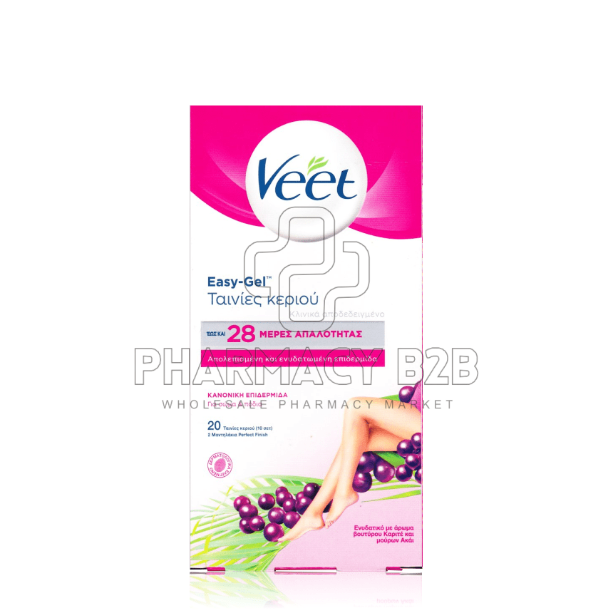 VEET Hair Minimizer Ταινίες αποτρίχωσης για ευαίσθητο δέρμα 20τμχ