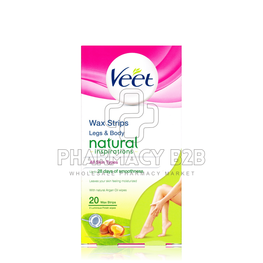 VEET Natural Inspirations Ταινίες αποτρίχωσης 20τμχ