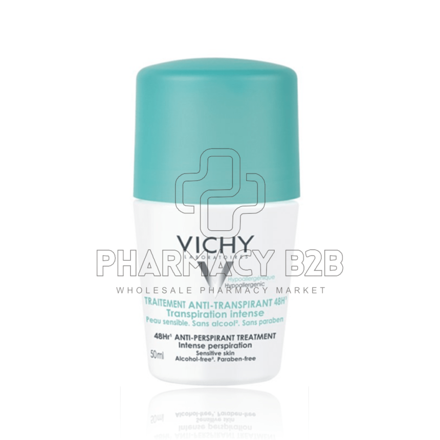 VICHY Deodorant 48ωρη Αποσμητική Φροντίδα Roll-on 50ml
