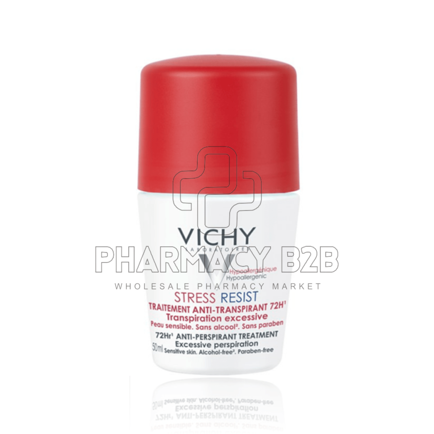 VICHY Deodorant Stress Resist Εντατική Αποσμητική Φροντίδα 72h  Roll-on 50ml