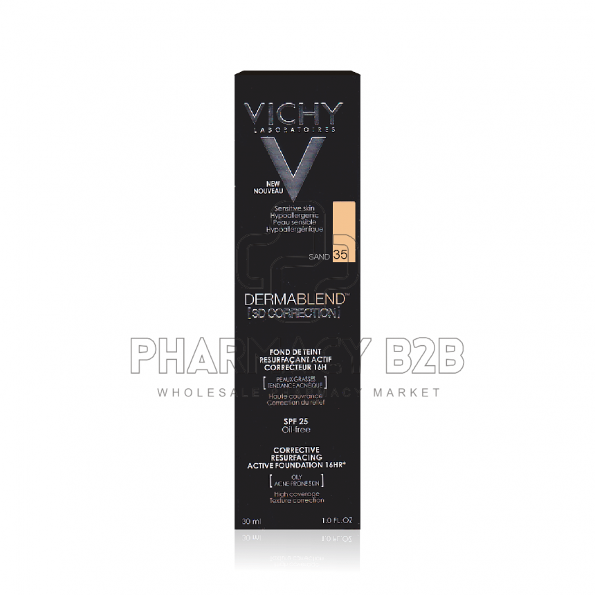 VICHY Dermablend 3D Make up (35) για υψηλή κάλυψη 30ml