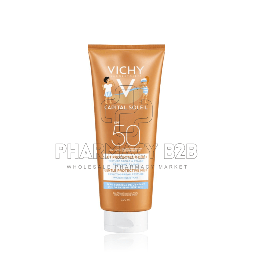 VICHY Ideal Soleil Γαλάκτωμα για παιδικές επιδερμίδες SPF 50 Πρόσωπο και σώμα 300ml
