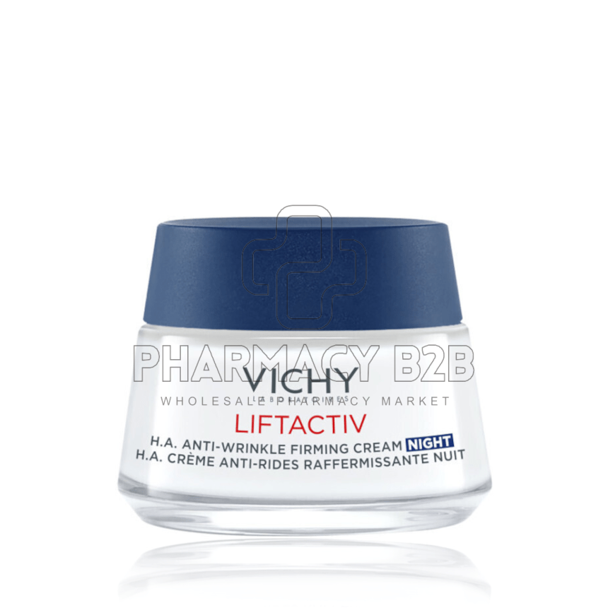 VICHY Liftactiv H.A. Night Derm Source Αντιρυτιδική Κρέμα Νύχτας για Αντιμετώπιση των Ρυτίδων & την Έλλειψη Σφριγηλότητας 50ml VICHY Liftactiv H.A. Night Derm Source Αντιρυτιδική Κρέμα Νύχτας για Αντιμετώπιση των Ρυτίδων & την Έλλειψη Σφριγηλότητας 50ml