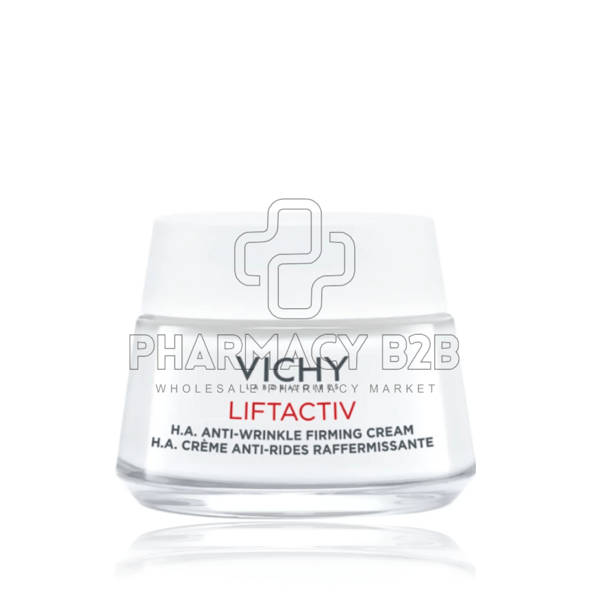 VICHY Liftactiv H.A. Αντιρυτιδική Συσφικτική Κρέμα Προσώπου Ημέρας για Ξηρή έως πολύ Ξηρή Επιδερμίδα 50ml