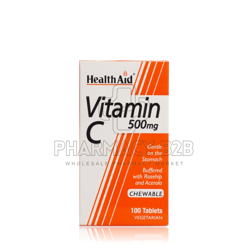 HEALTH AID VIT-C 500mg X60 μασώμενα δισκία