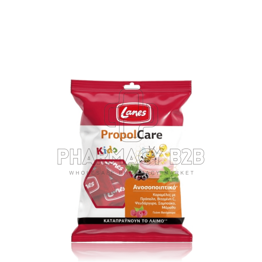 LANES PropolCare Καραμέλες βατόμουρο 54g