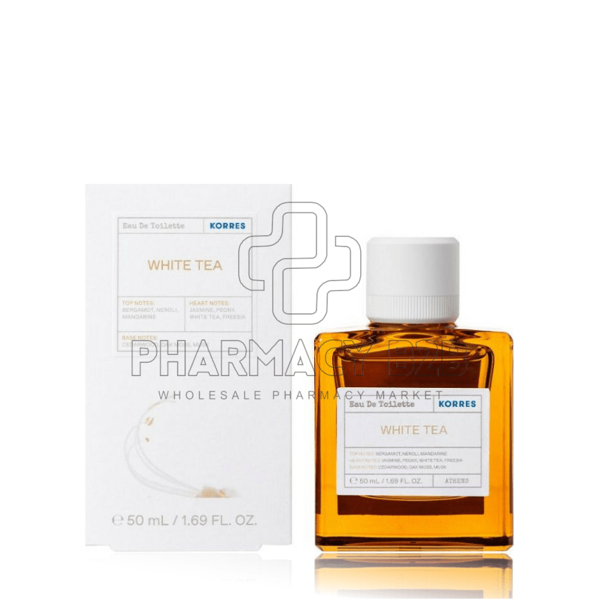 Korres Eau De Toilette White Tea Γυναικείο Άρωμα με Λευκό Τσάι 50ml