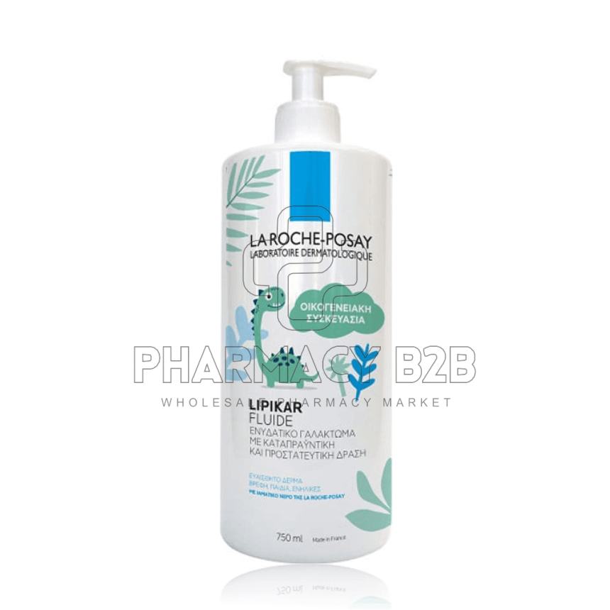 LA ROCHE-POSAY Lipikar Fluide Ενυδατικό Γαλάκτωμα Σώματος 750ml