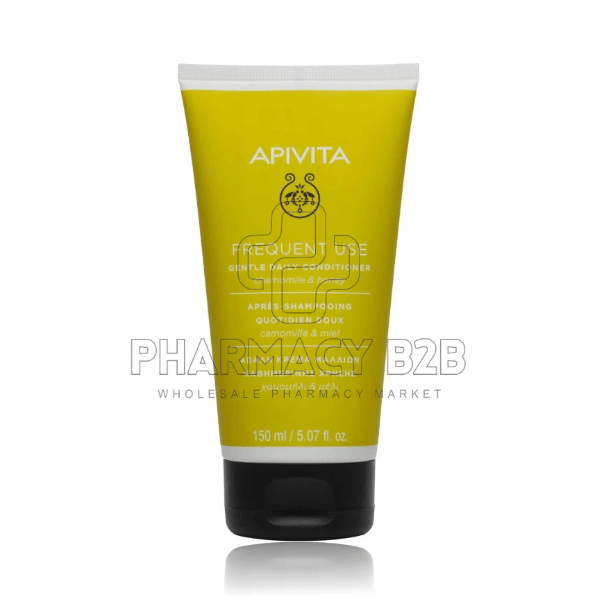 APIVITA GENTLE DAILY CONDITIONER Κρέμα Καθημερινής Χρήσης για Όλους τους Τύπους Μαλλιών με Χαμομήλι & Μέλι 150ml