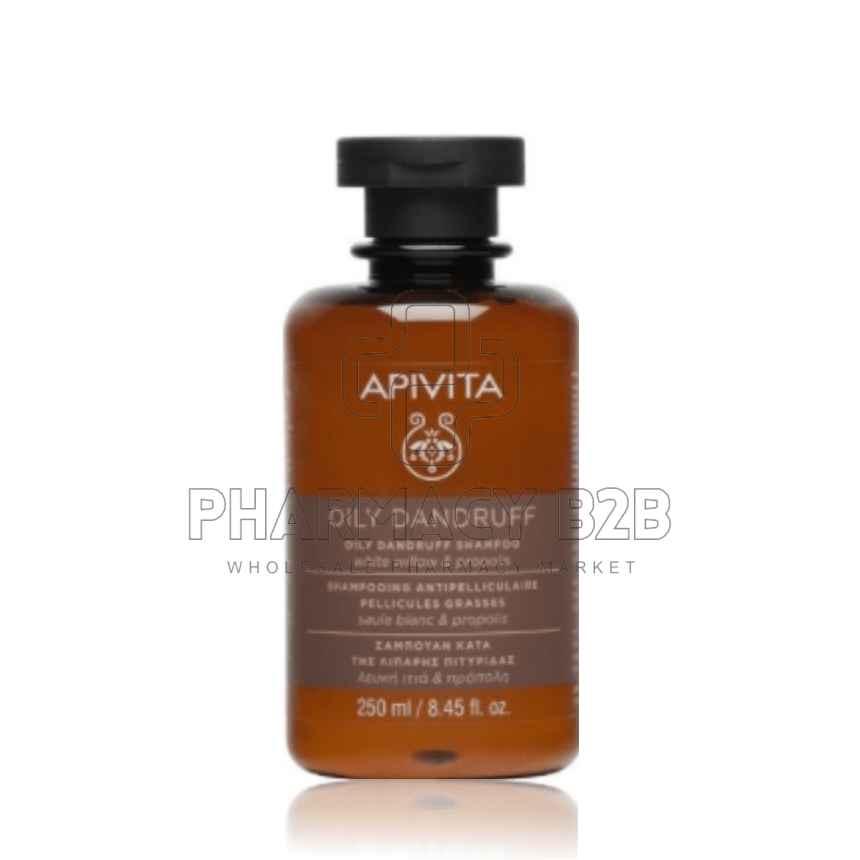 APIVITA Σαμπουάν Κατά της Λιπαρής Πιτυρίδας με Λευκή Ιτιά & Πρόπολη 250ml