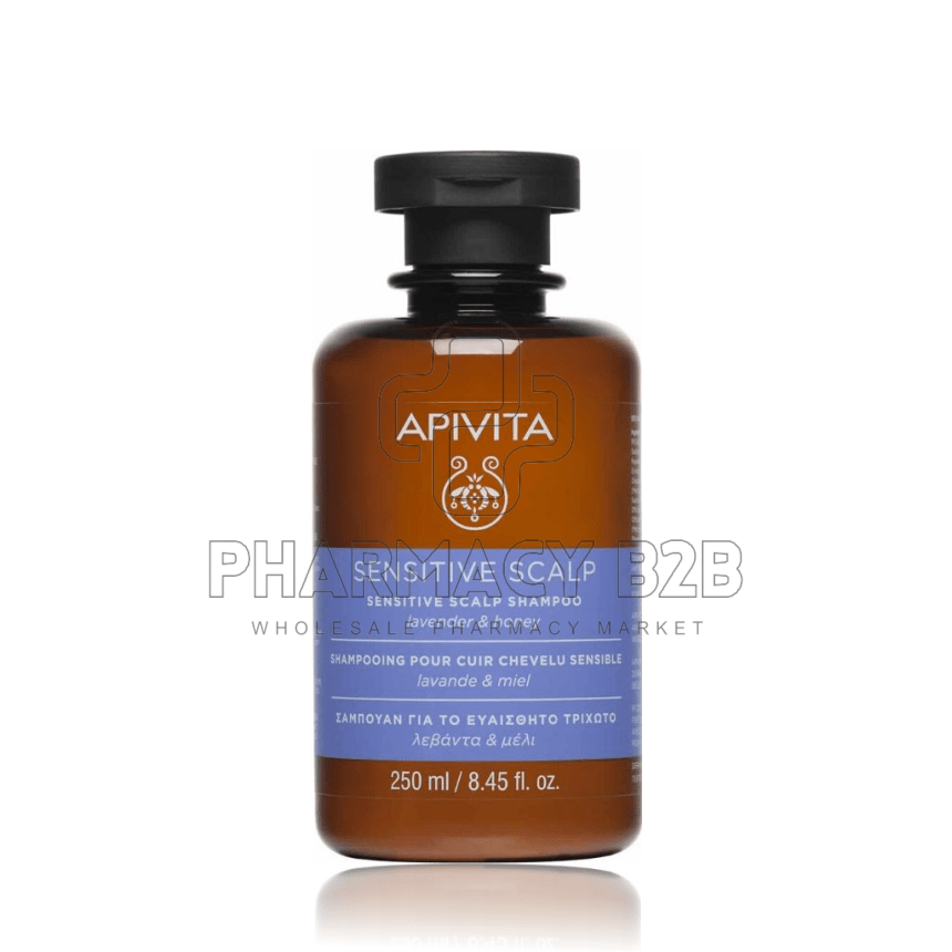 APIVITA Σαμπουάν για Ευαίσθητο Τριχωτό με Λεβάντα & Μέλι 250ml