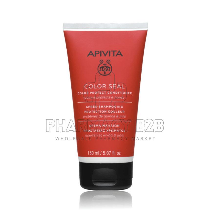 APIVITA Color Seal Color Protect Conditioner Κρέμα Μαλλιών Προστασίας Χρώματος  με πρωτεΐνες κινόα & μέλι 150ml