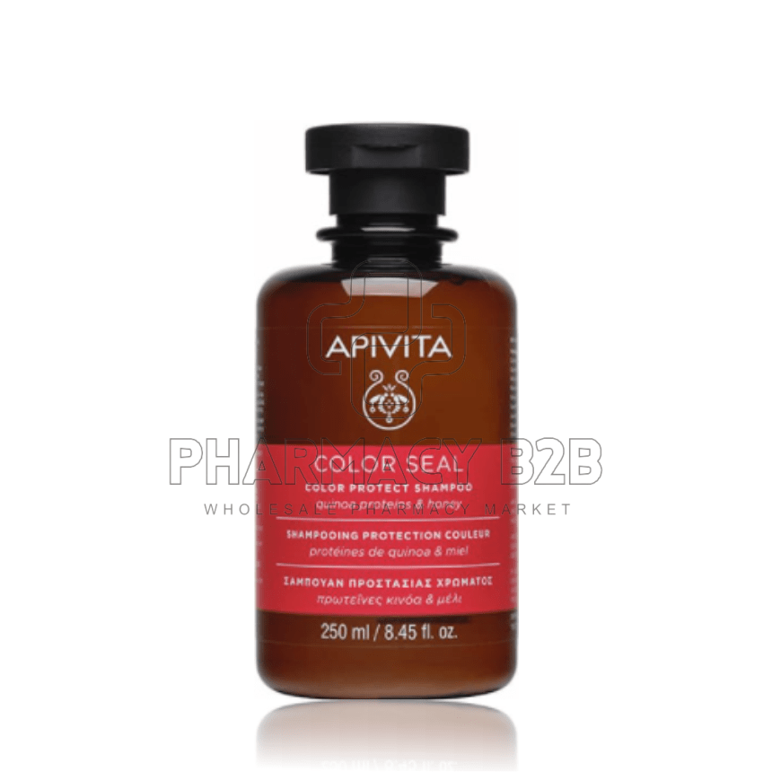 APIVITA Σαμπουάν Προστασίας Χρώματος με Πρωτεΐνες Κινόα & Μέλι για Βαμμένα Μαλλιά 250ml