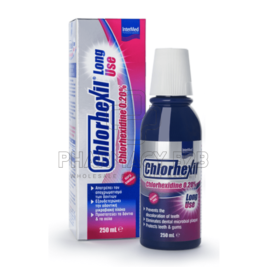 INTERMED Chlorhexil 0,20% Mouthwash Long Use 250ml