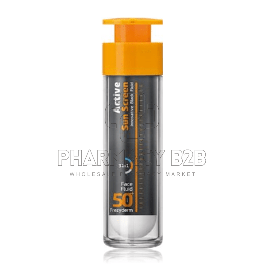 FREZYDERM ACTIVE SUN SCREEN Face Fluid SPF50+ 50ml