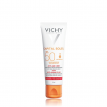 VICHY Capital Soleil Anti-Ageing 3in1 SPF50 Αντηλιακή Κρέμα Προσώπου με Αντιγηραντική Δράση 50ml