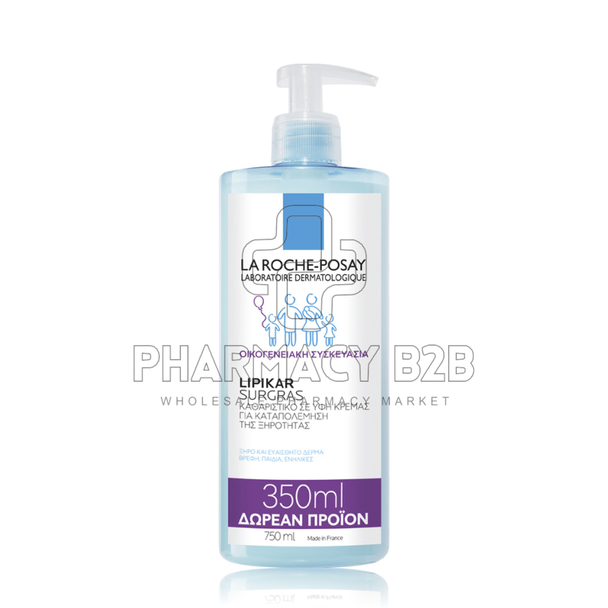LA ROCHE-POSAY LIPIKAR SURGRAS 750ml