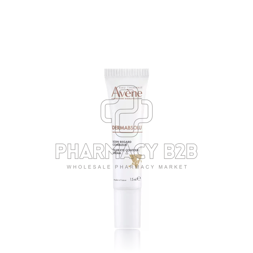 AVENE DermAbsolu Filler Eye Contour Cream Κρέμα Ματιών για Ρυτίδες, Μαύρους Κύκλους & Σακούλες 15ml