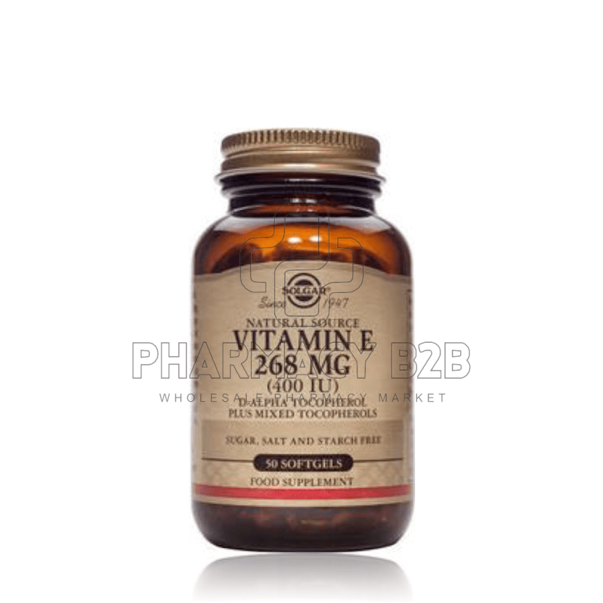 SOLGAR VITAMIN E 400IU X50