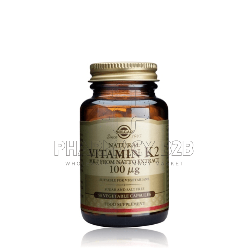 SOLGAR VITAMIN K2 100μg X50