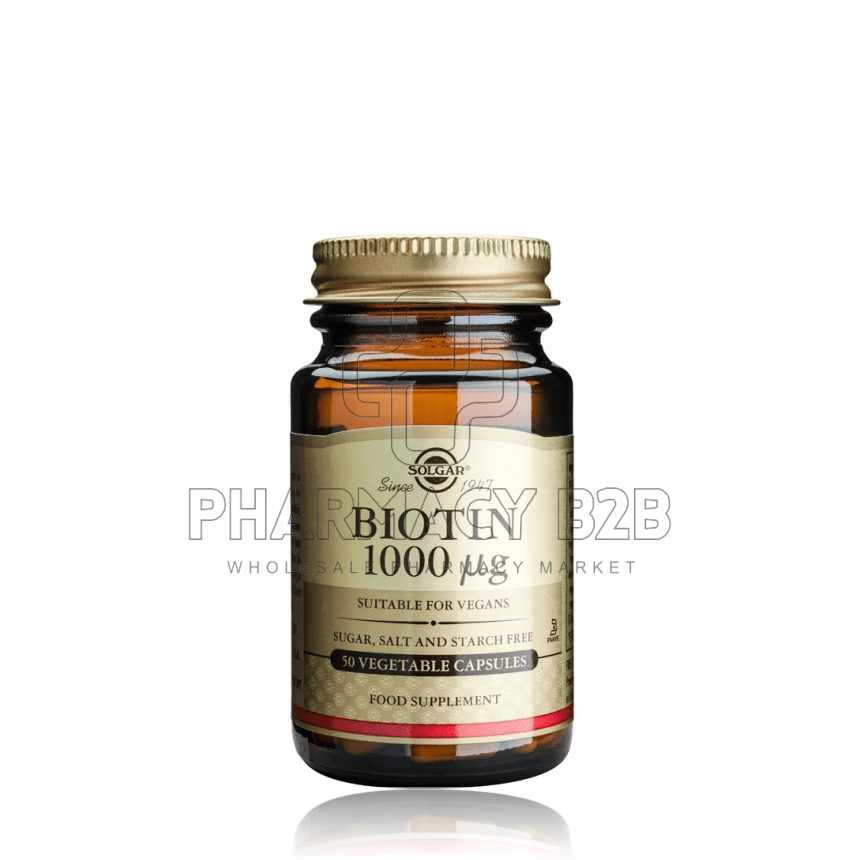 SOLGAR BIOTIN 1000μg X50