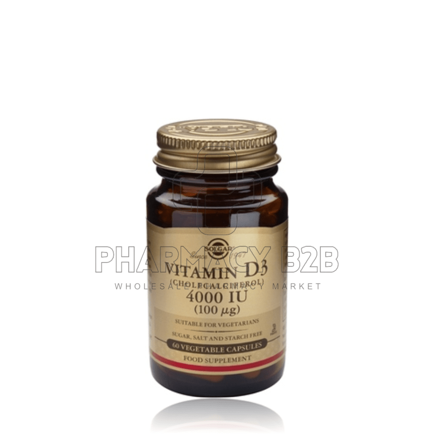 SOLGAR VITAMIN D3 4000IU X60