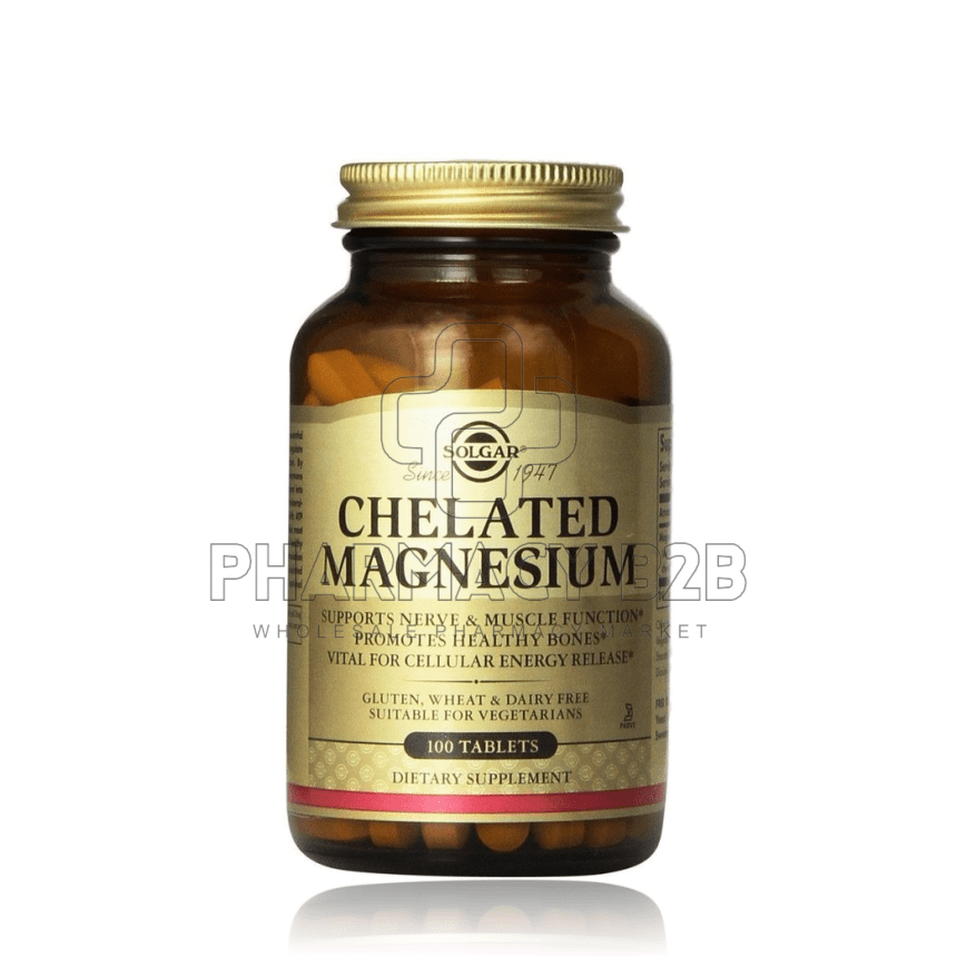SOLGAR CHELATED MAGNESIUM 100MG X100