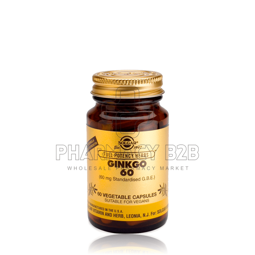 SOLGAR Ginkgo 60 X60