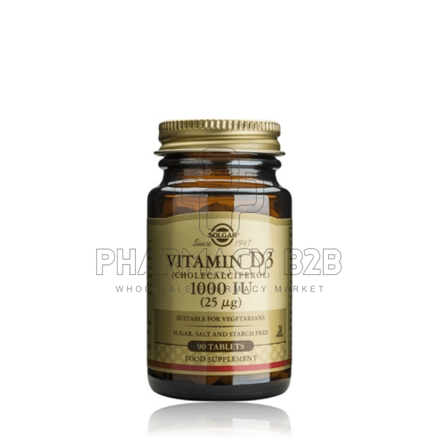 SOLGAR VITAMIN D3 1000IU X90 SOLGAR VITAMIN D3 1000IU X90