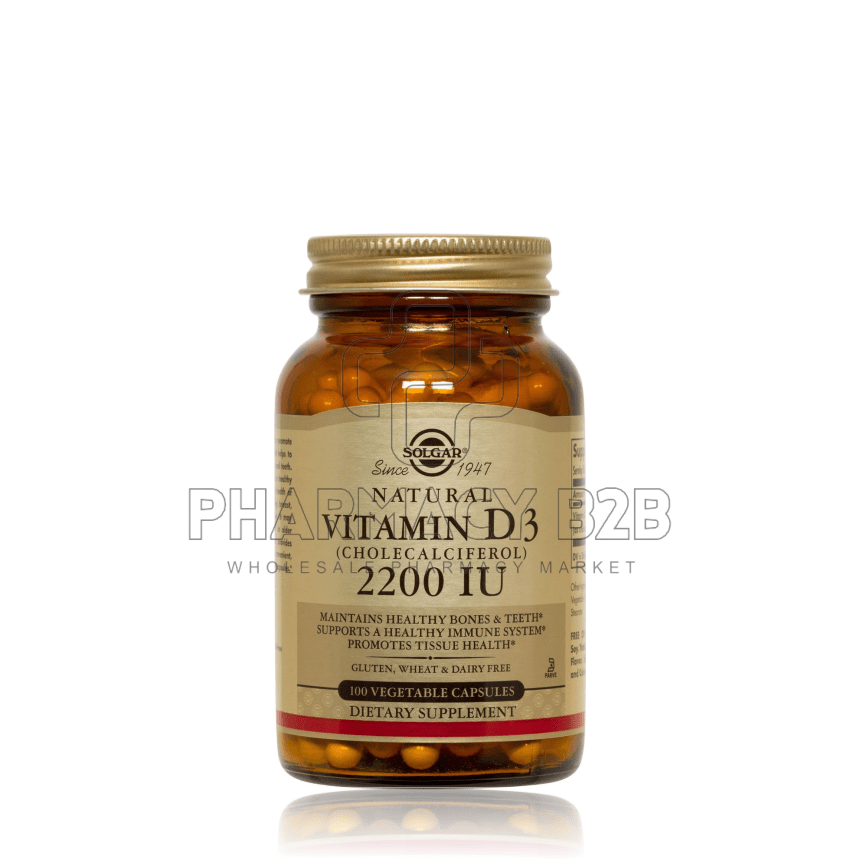 SOLGAR VITAMIN D3 2200IU X50