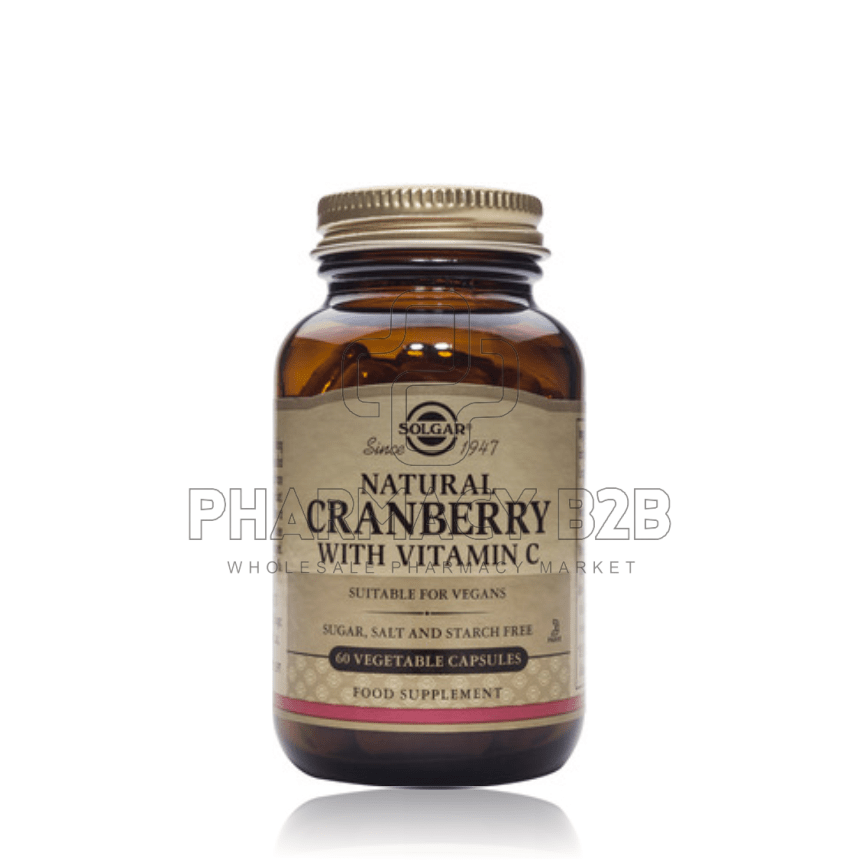 SOLGAR CRANBERRY WITH VITAMIN C X60