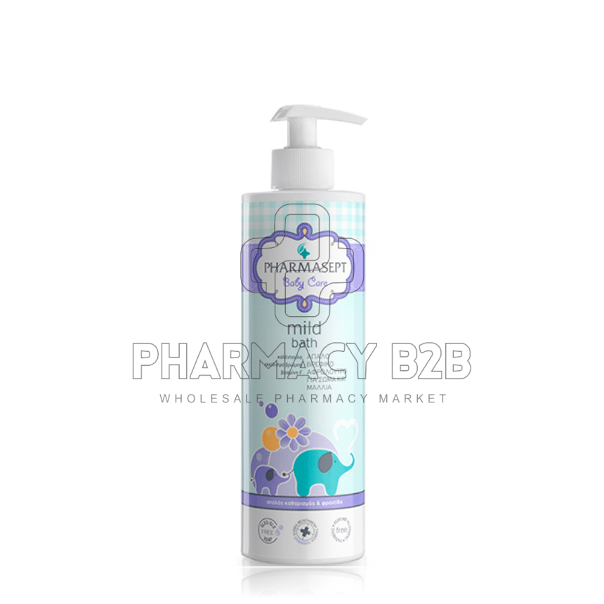 PHARMASEPT Baby Care Mild Bath Απαλό βρεφικο αφρόλουτρο για σώμα & μαλλιά 500ml