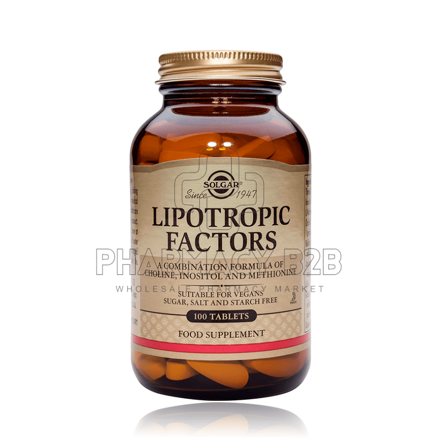 SOLGAR LIPOTROPIC FACTORS για Μείωση του Λίπους και Έλεγχο του Βάρους X100