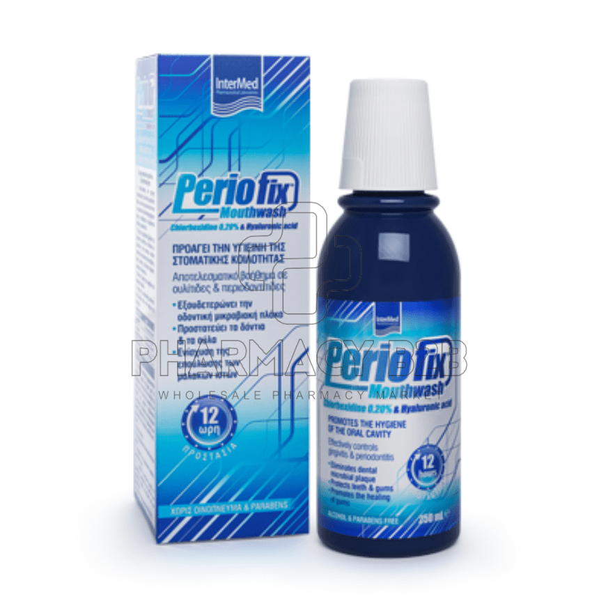 Periofix 0.20% Mouthwash Στοματικό διάλυμα για πολλαπλή προστασία της στοματικής κοιλότητας 250ml