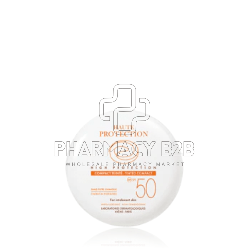 AVENE Compact Teinte SPF50 Αντιηλιακό Make Up Πούδρα χωρίς Άρωμα σε Χρώμα Sable - Μπεζ Άμμου 10gr