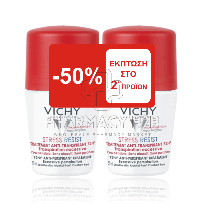 VICHY Deodorant Stress Resist Roll-On 72h 2x50ml