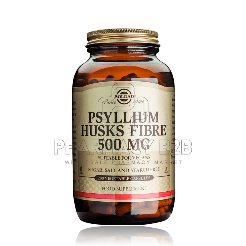 SOLGAR PSYLLIUM HUSKS FIBRE 500MG X200