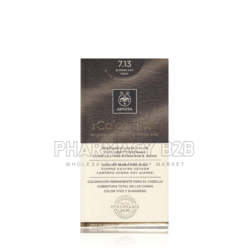 APIVITA MY COLOR ELIXIR 7.13 Ξανθό σαντρέ μελί 