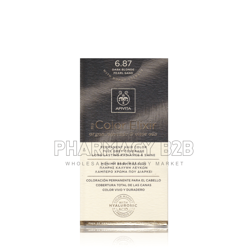 APIVITA MY COLOR ELIXIR 6.87 Ξανθό σκούρο περλέ μπεζ