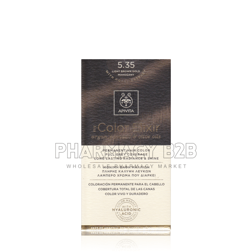 APIVITA MY COLOR ELIXIR 5.35 Καστανό ανοιχτό μελί μαονί 