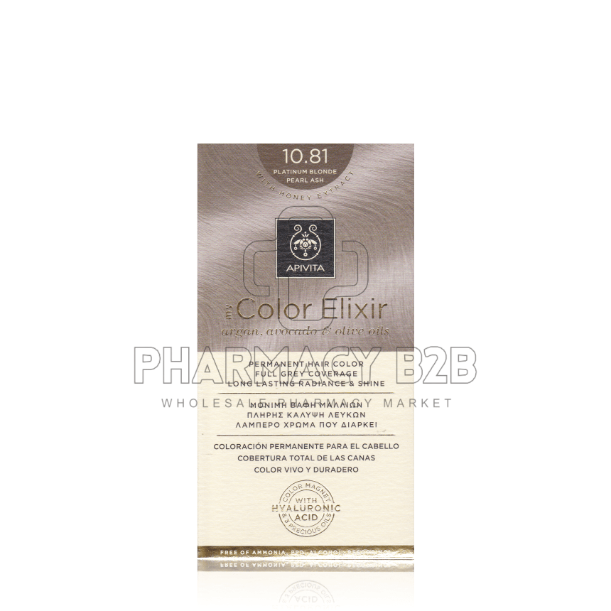 APIVITA MY COLOR ELIXIR 10.81 Κατάξανθο περλέ σαντρέ 