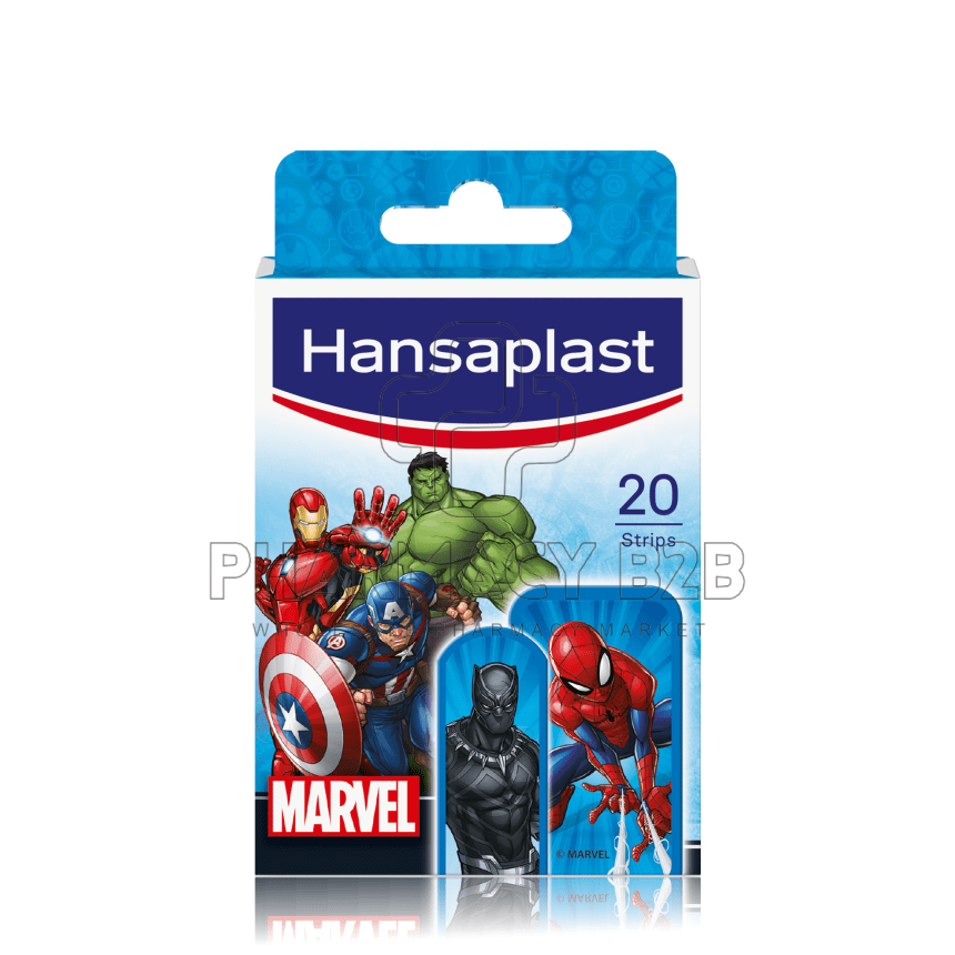 HANSAPLAST Kids Marvel Επιθέματα για Παιδιά 20τμχ