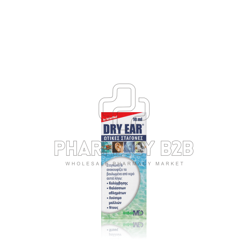 DRY EAR DROPS  Ωτικές σταγόνες για στεγνά αυτιά 10ml