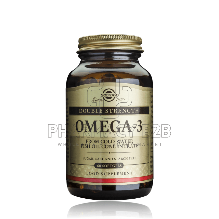 SOLGAR OMEGA-3 DOUBLE STRENGTH X60