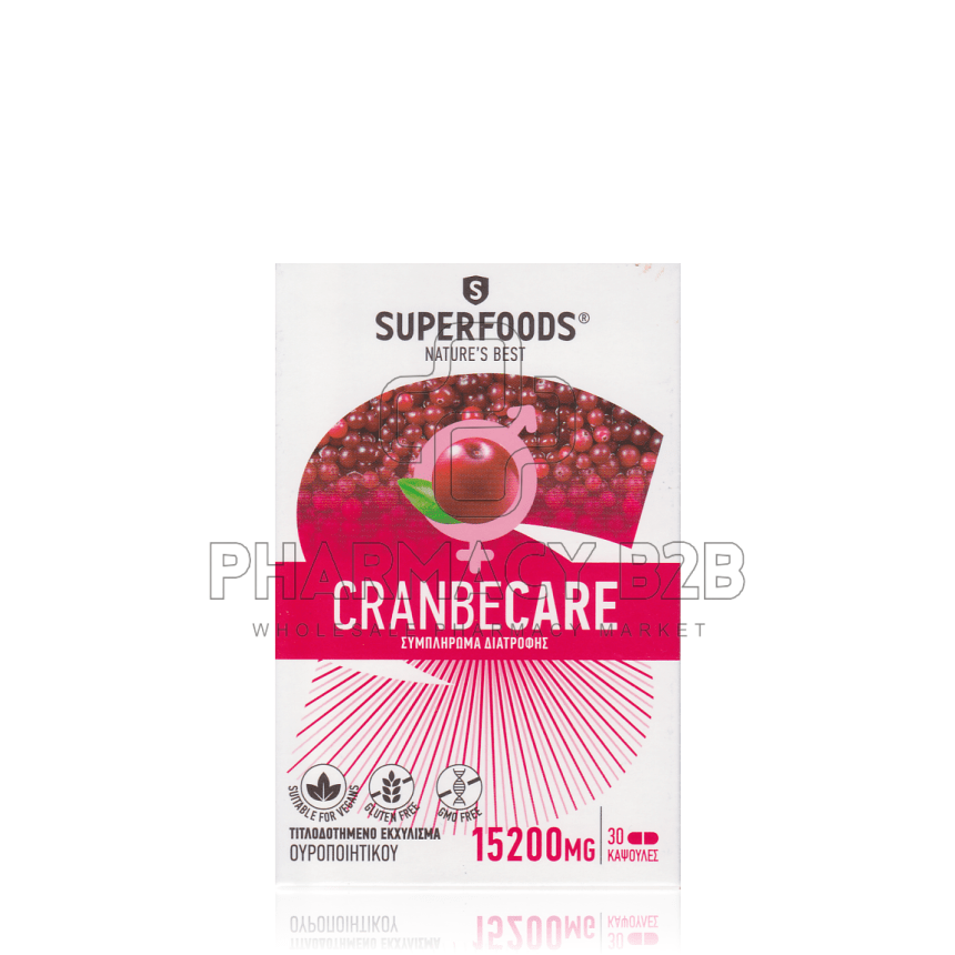 SUPERFOODS CRANBECARE 15200MG X30