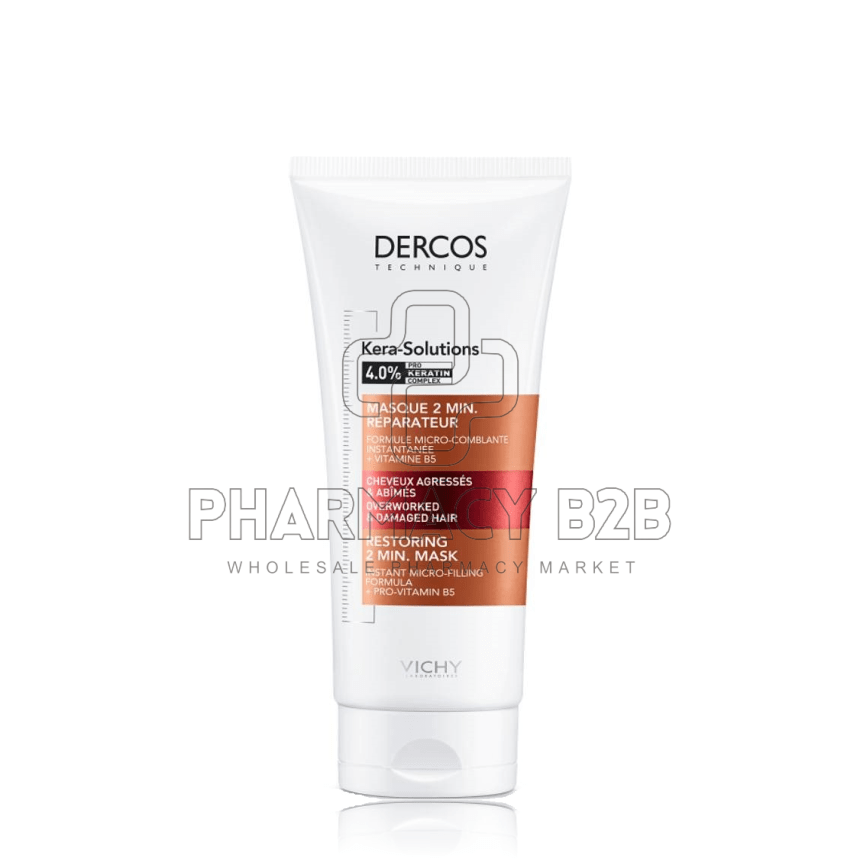VICHY KERA-SOLUTIONS MASK Μάσκα Eπανόρθωσης Για Ξηρά Ταλαιπωρημένα Μαλλιά 200ml