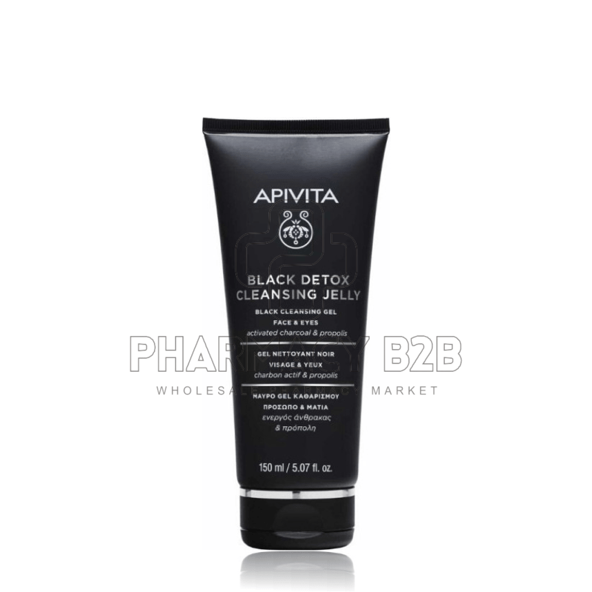 APIVITA BLACK DETOX CLEANSING JELLY 150ml