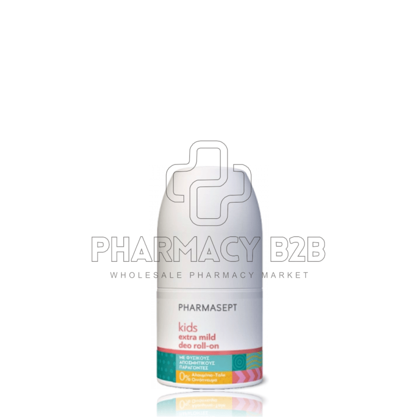 PHARMASEPT Kids Extra Mild Deo Roll-on Εξαιρετικά απαλό αποσμητικό για παιδιά & εφήβους 50ml