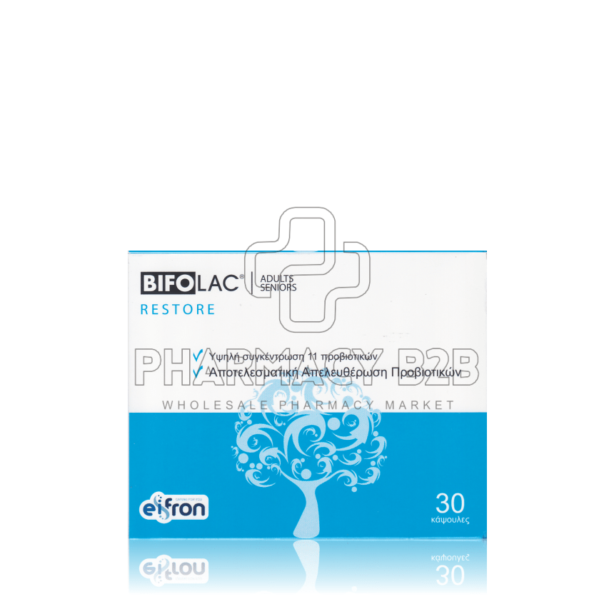 Bifolac 10 Restore Probiotics Συμπλήρωμα Διατροφής για Αποκατάσταση της Εντερικής Χλωρίδας 30 κάψουλες
